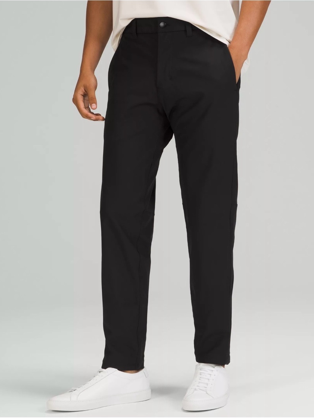 Lululemon Commission Pant Slim Black Novelty Canvas Chino Trousers Men’s Sz 34